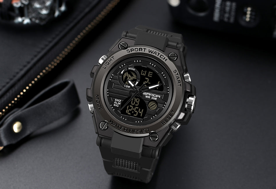 Reloj militar resistente al agua | Sanda ⌚️✨