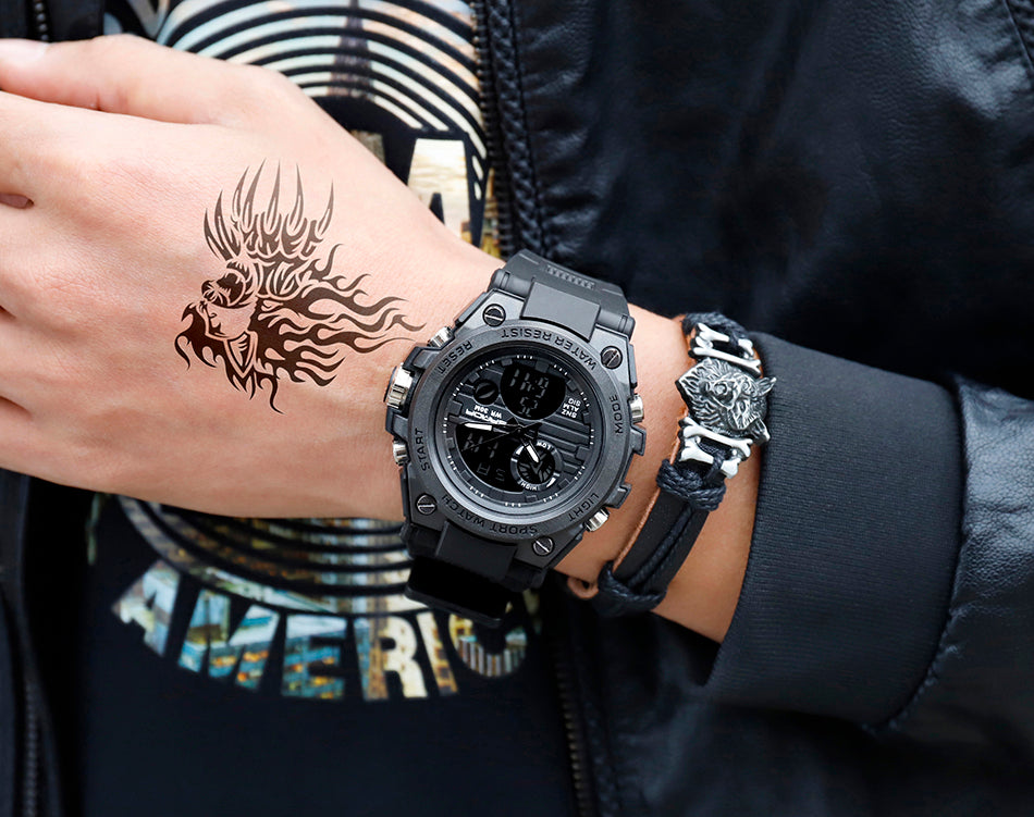 Reloj militar resistente al agua | Sanda ⌚️✨