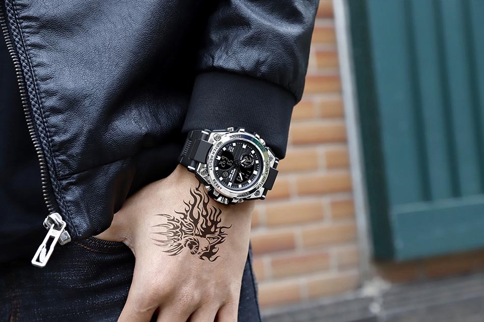 Reloj militar resistente al agua | Sanda ⌚️✨