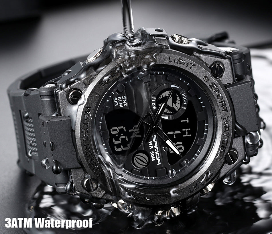 Reloj militar resistente al agua | Sanda ⌚️✨
