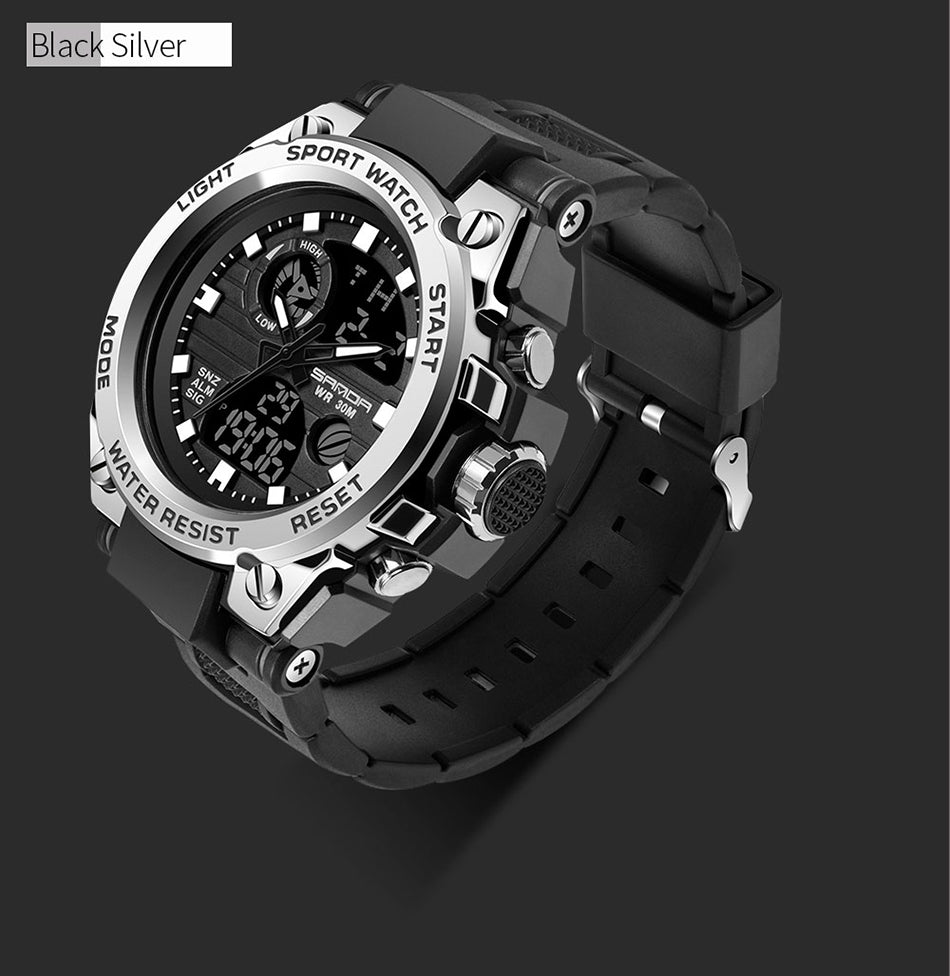Reloj militar resistente al agua | Sanda ⌚️✨